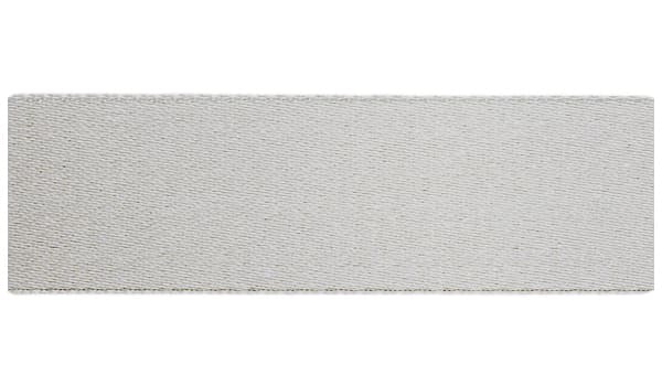 Атласная лента (38мм), серебристый