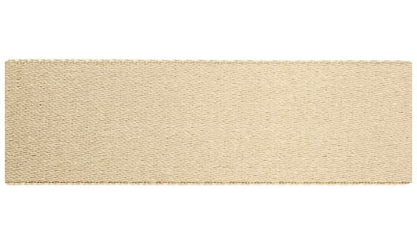 Атласная лента (38мм), песочный