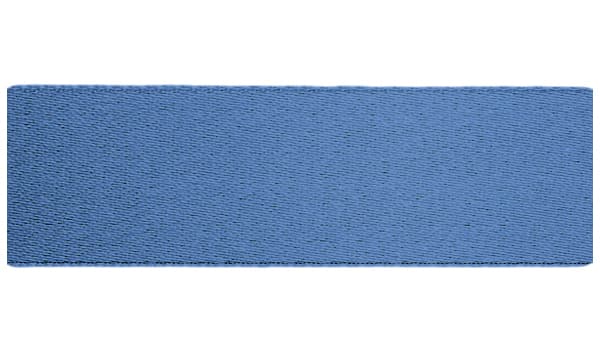 Атласная лента (38мм), сине-стальной