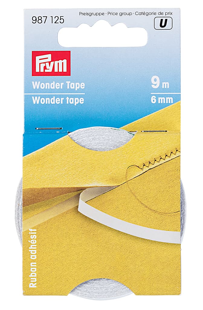 Самоклеящаяся лента для временной фиксации 6мм х 9м