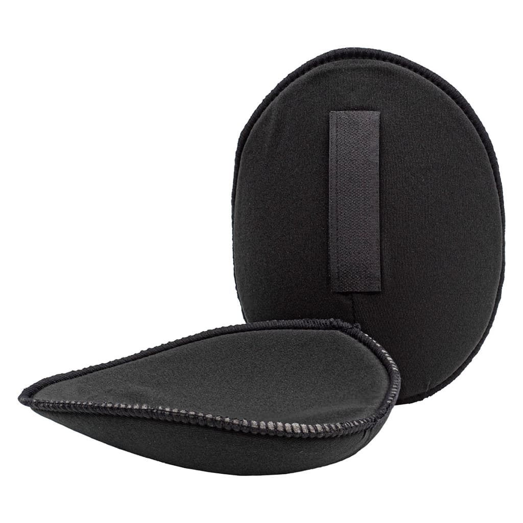 Плечики реглан с липучкой M-L, 115х150х11мм, чёрный, пара - №1