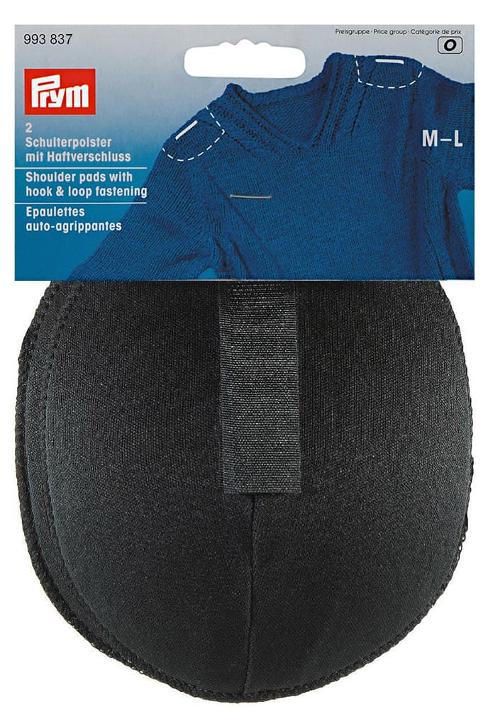 Плечики реглан с липучкой M-L, 115х150х11мм, чёрный, пара