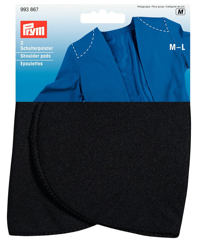 Плечики M-L, 160х115х15мм, чёрный, пара