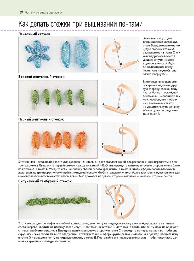 Библия вышивания. 240 узоров и техник. Пошаговые описания и схемы - №2