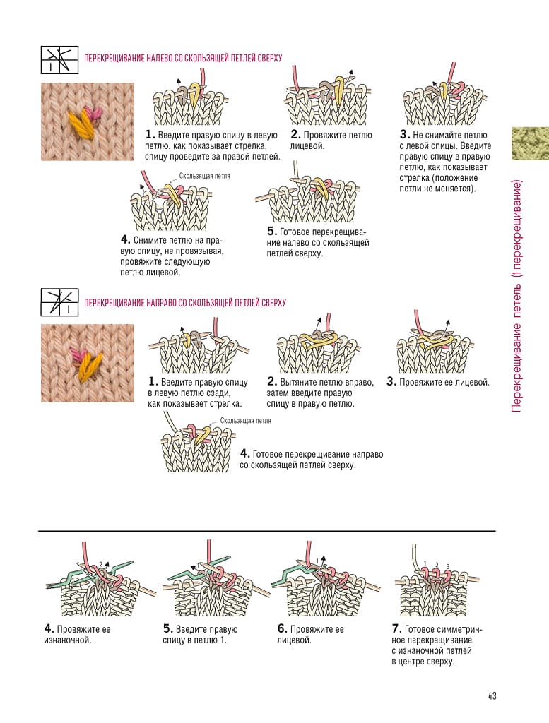 Японские узоры для вязания спицами. 125 мотивов -125 технических приемов - №5