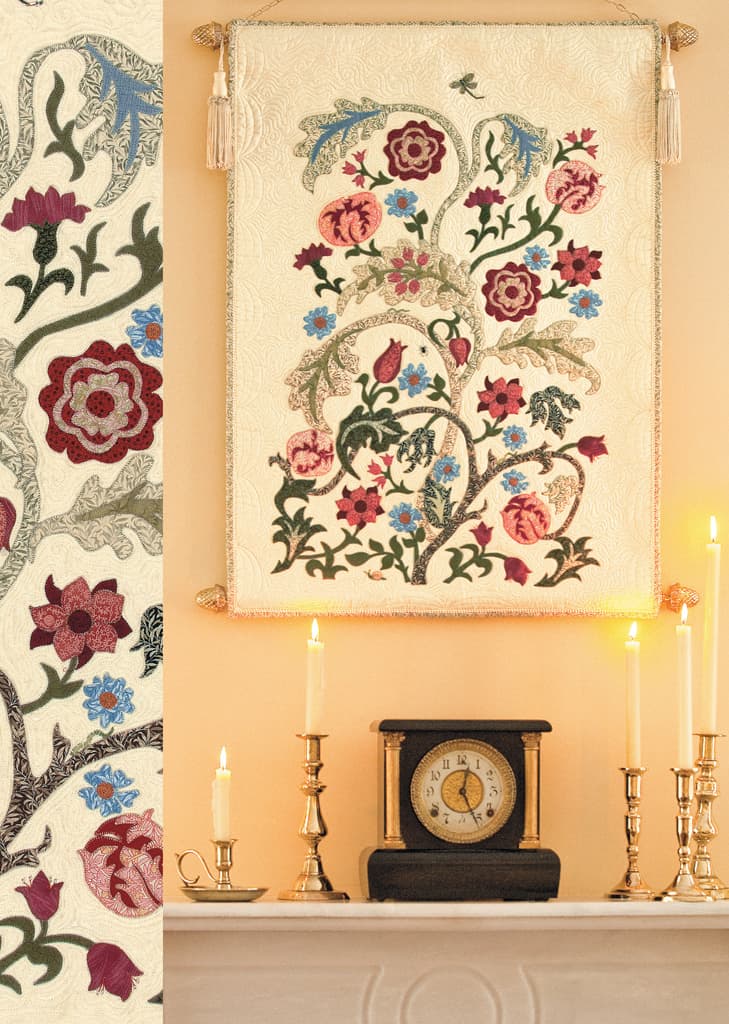 Мишель Хилл Аппликация по ткани по мотивам рисунков Уильяма Морриса 2. Новые проекты - №2