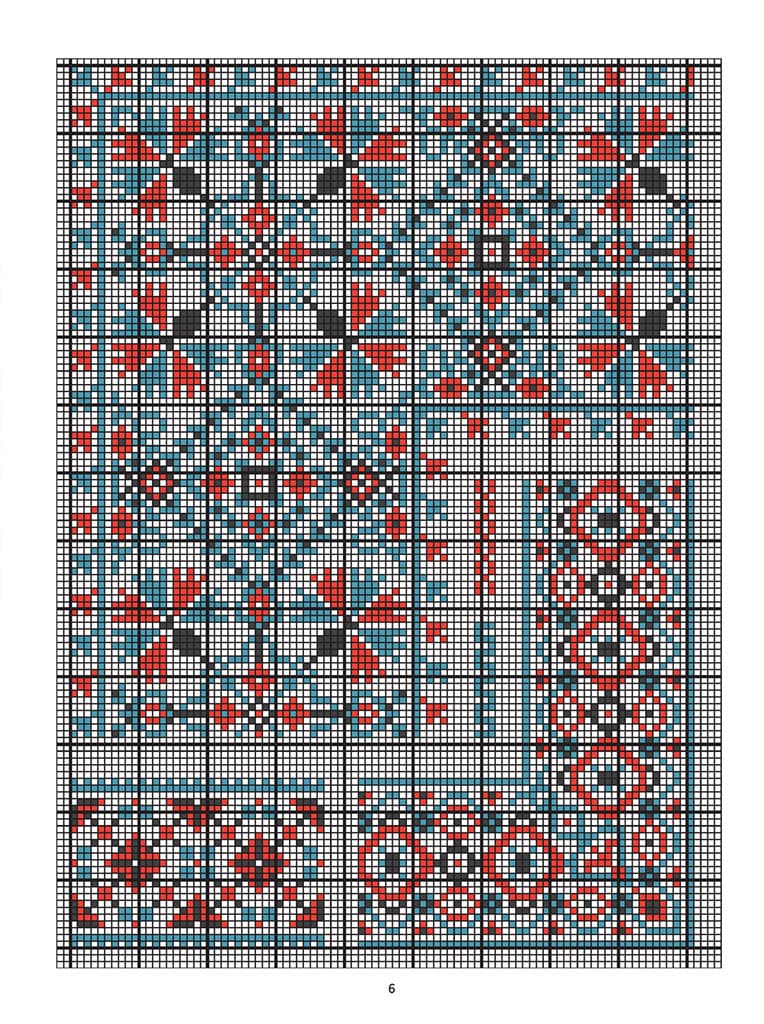 Старинные русские мотивы для вышивания крестом. Более 300 аутентичных узоров - №3