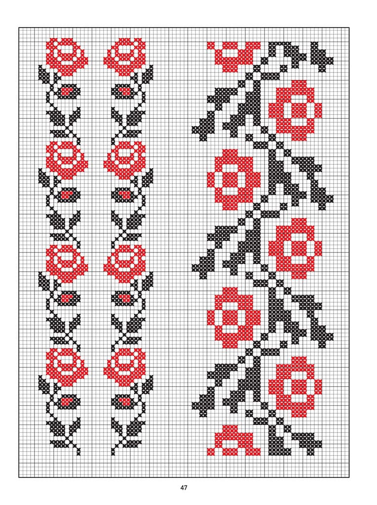 Старинные русские мотивы для вышивания крестом. Более 300 аутентичных узоров - №5