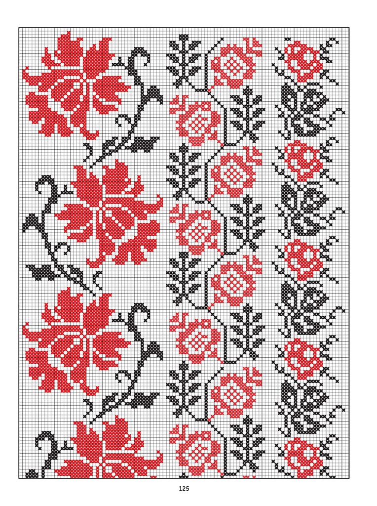 Старинные русские мотивы для вышивания крестом. Более 300 аутентичных узоров - №7