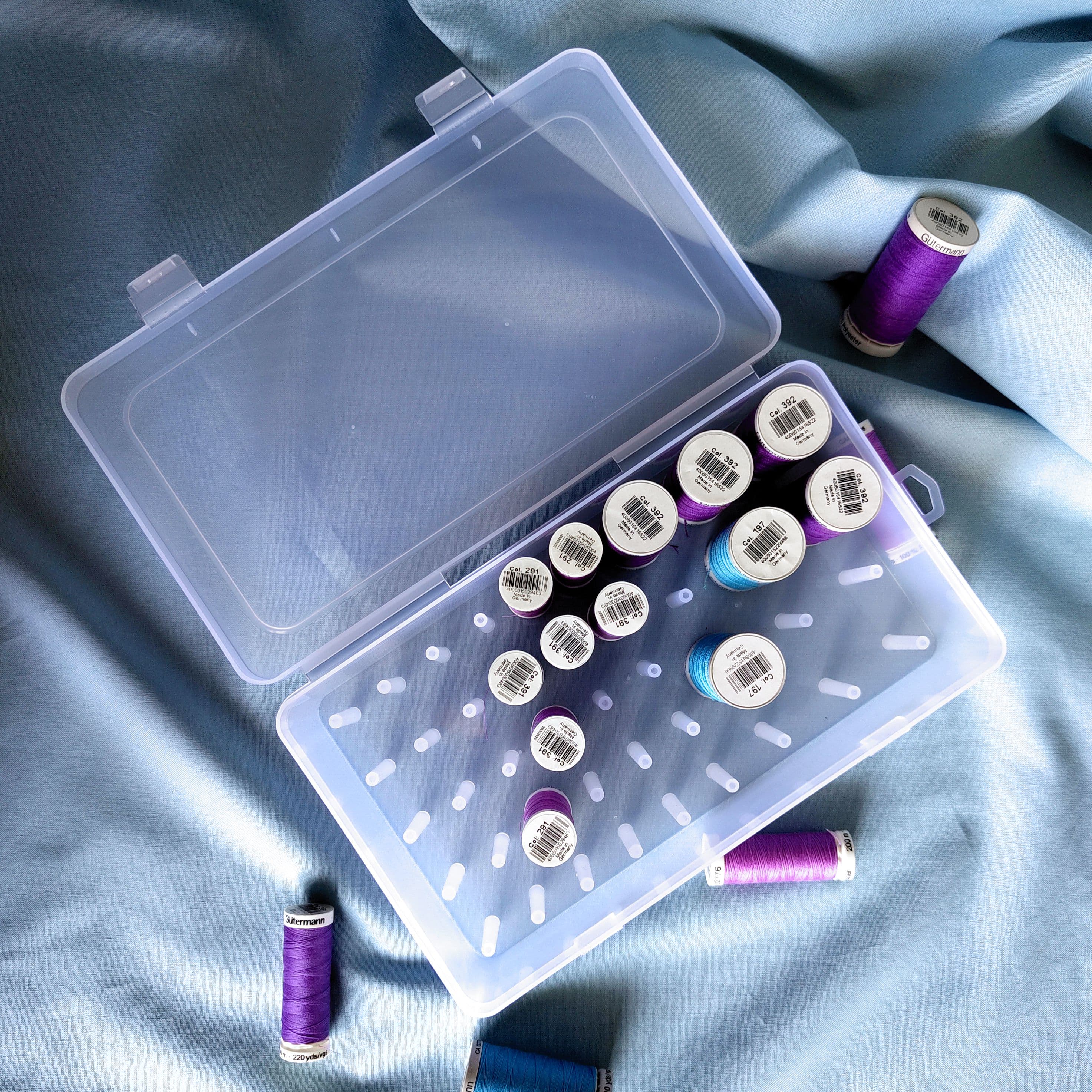 Коробка для хранения ниток на 42 катушки - №2