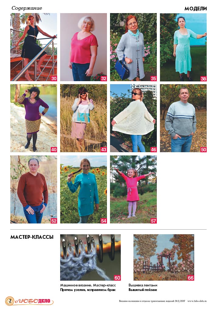 Журнал Вязание на машине "Любо Дело" №5/2017 - №2