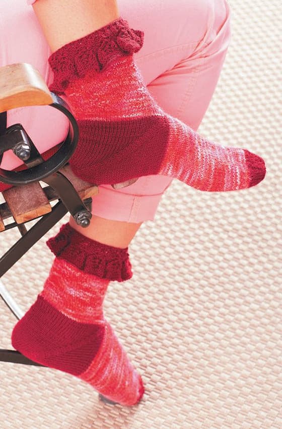 Вероника Хуг Носочки, вывязанные от пятки. Вяжем спицами - №2