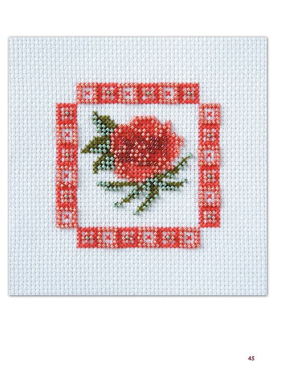 Юкико Огура Бисерная вышивка крестом. Цветочные мотивы. Моя энциклопедия вышивки - №3