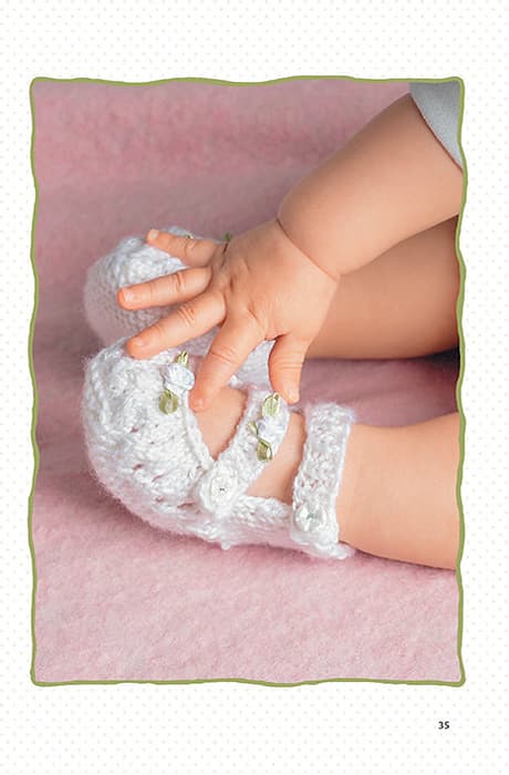 Сабине Шиделко Пинетки для любимых ножек. Вяжем спицами - №4