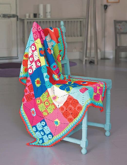 Кристель Сальгаролло Лоскутное вязание крючком. Уютные проекты для дома - №4