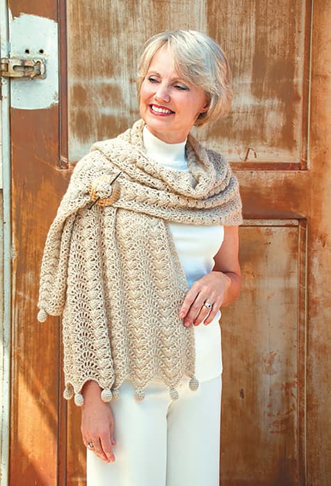 Кристина Мершон Шали. Кружевные модели. Вяжем крючком - №4