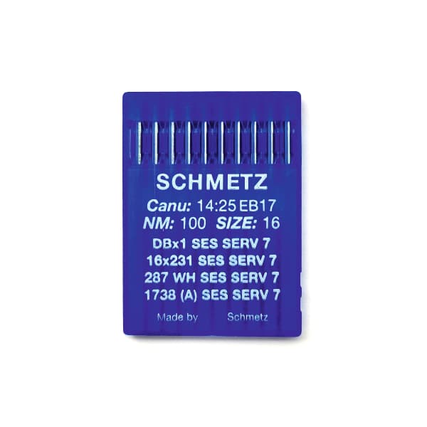 Иглы Schmetz DBx1 SES SERV7 100/16 для промышленных машин