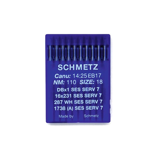 Иглы Schmetz DBx1 SES SERV7 110/18 для промышленных машин