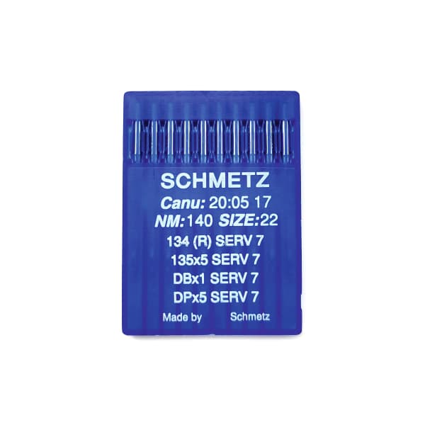 Иглы Schmetz DPx5 SERV7 140/22 для промышленных машин