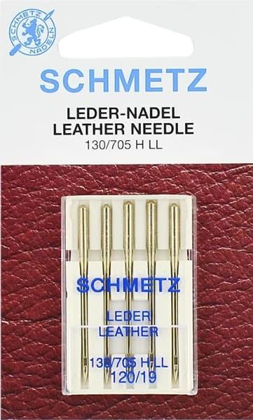 Иглы для кожи №120 Schmetz 130/705H-LL 5 шт