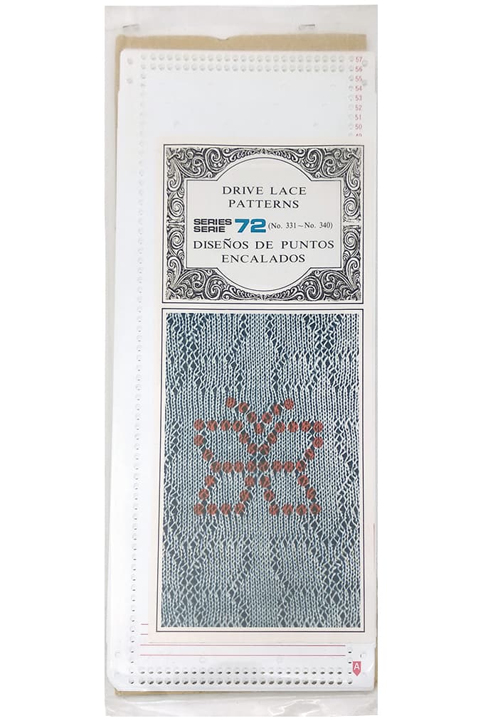 Перфокарты №72, 5 класс, тисненный ажур, 10шт