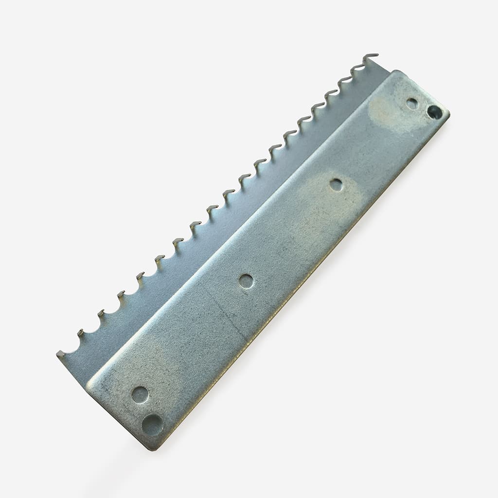 Зубчатая оттяжная гребенка (груз) 20 см вес 200 г