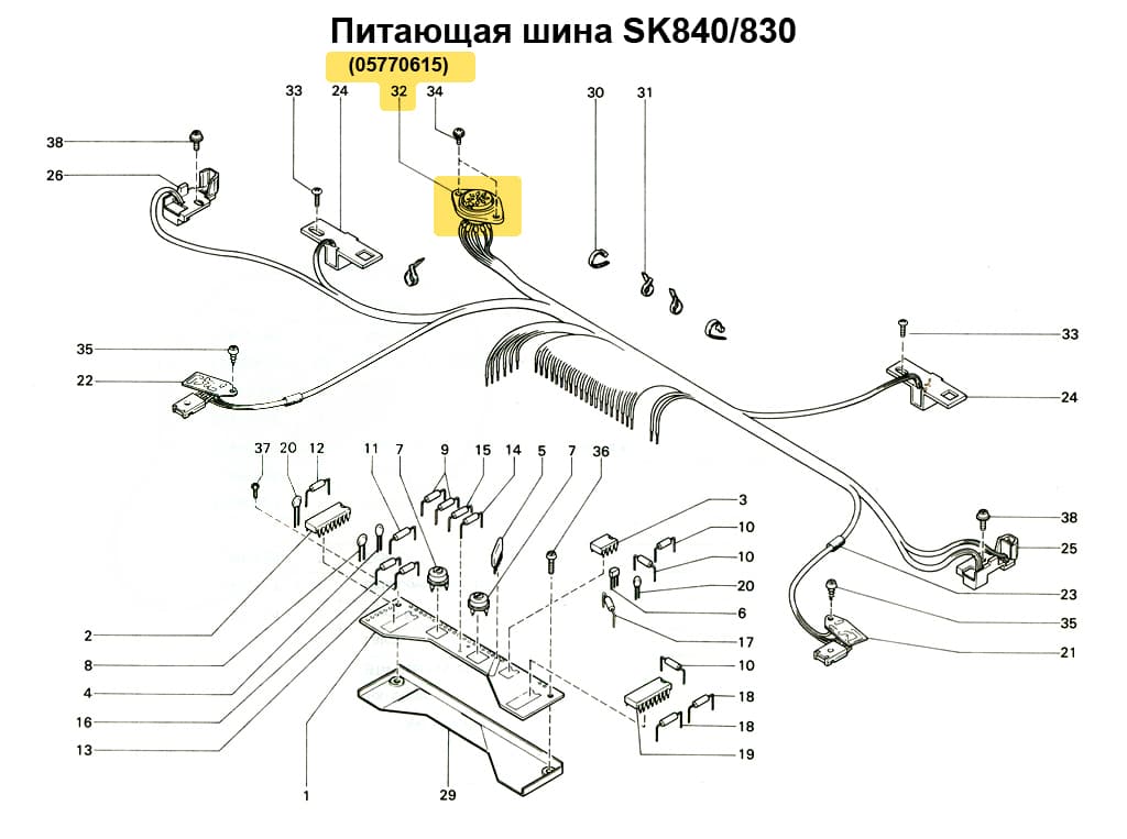 Гнездо соединения SK830/840 - №1