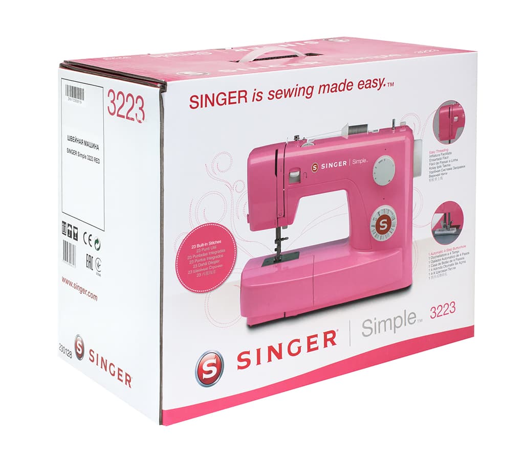 Электромеханическая швейная машина Singer Simple 3223 Red - №7