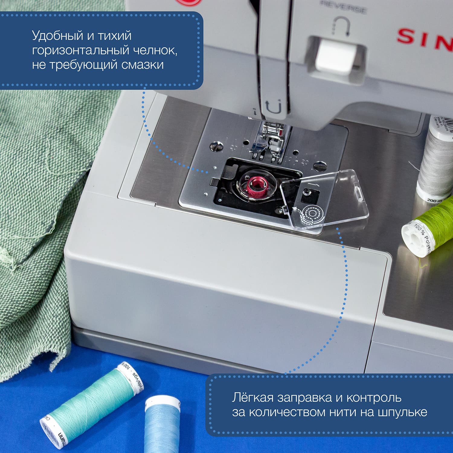 Электромеханическая швейная машина Singer Heavy Duty 4423 - №6
