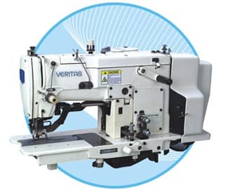 Петельный полуавтомат челночного стежка Veritas Industrial Line 11888