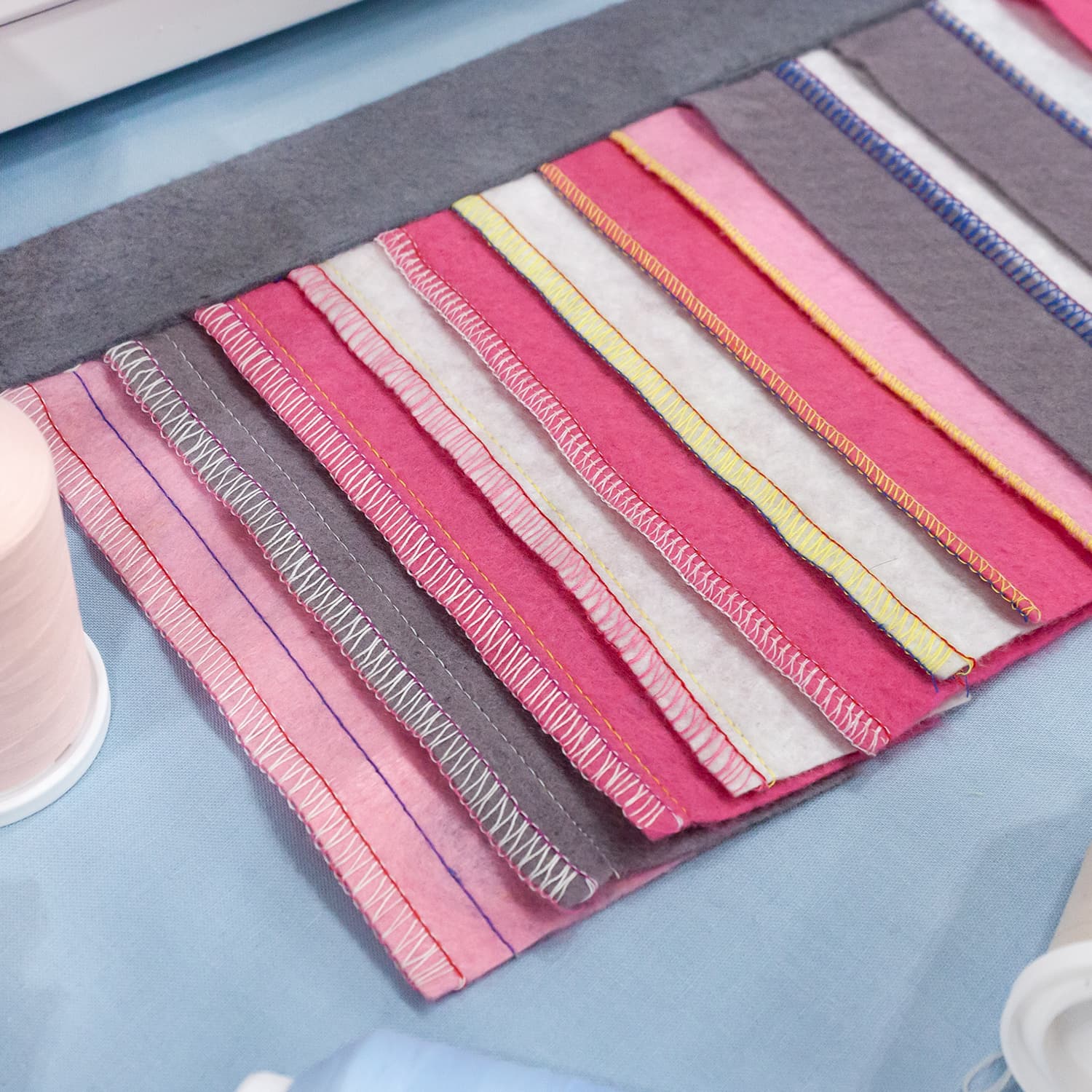 8-ми (4, 3, 2-x) - ниточный оверлок + 3-х игольная 4-х ниточная плоскошовная машина (коверлок) BabyLock Gloria BLETS8 - №9