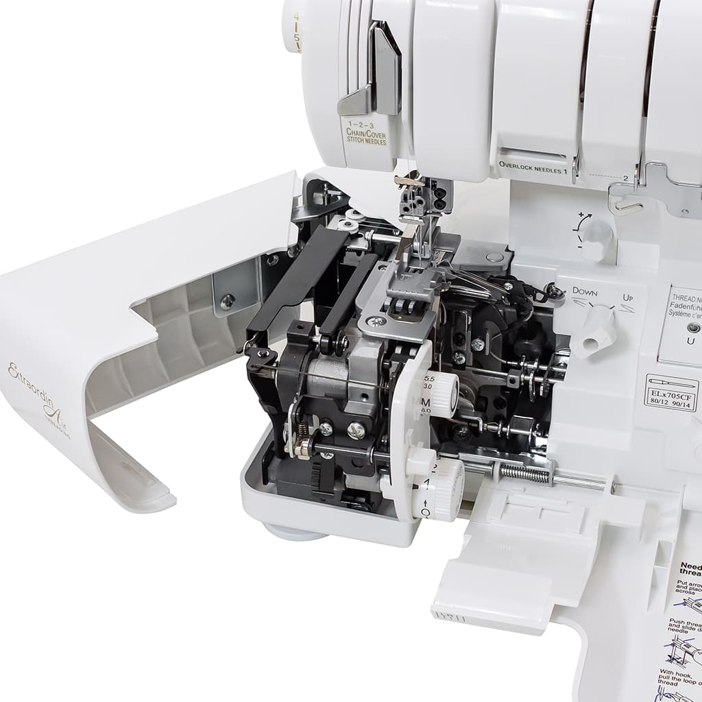 8-ми (4, 3, 2-x) - ниточный оверлок + 3-х игольная 4-х ниточная плоскошовная машина (коверлок) BabyLock Accolade BLS8 - №7