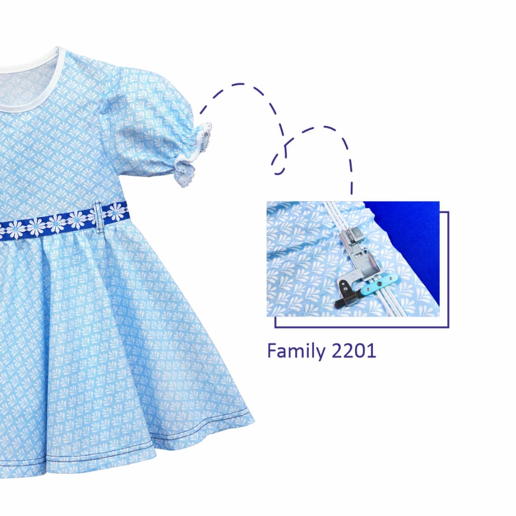 Лапка многофункциональная с набором направителей для резинки для Family ML 750 Pro и ML 950 Pro - №3