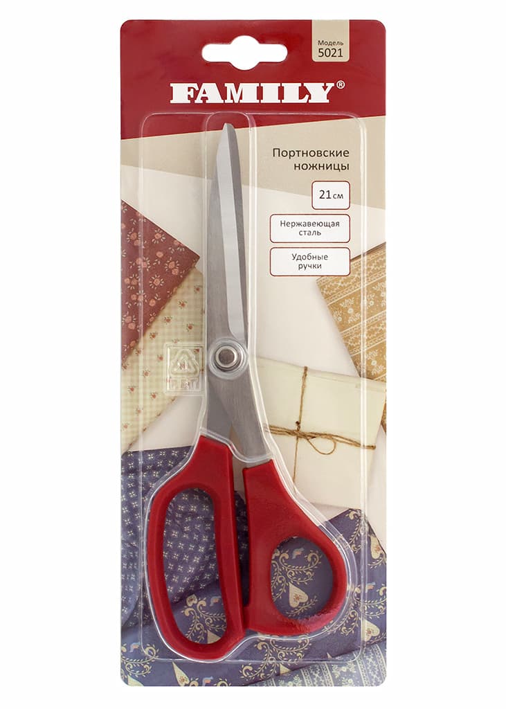 Ножницы Family портновские 21 см - №1