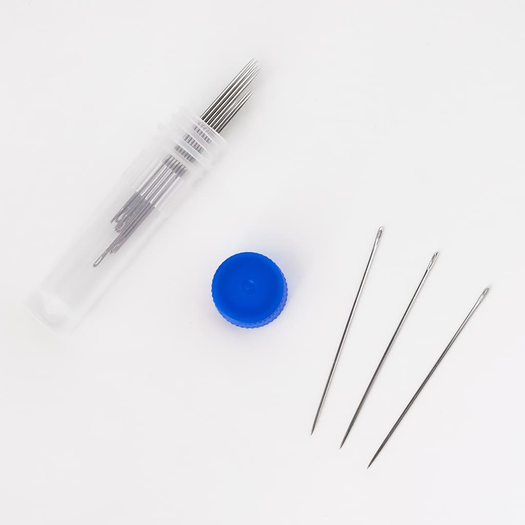 Иглы для шитья (39 х 0,7 мм), острые, 10 шт - №2