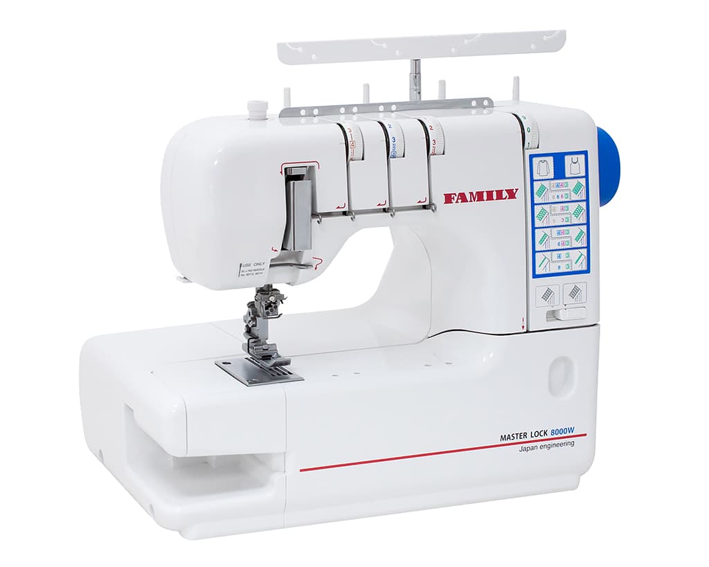 3-х игольная 4-х ниточная плоскошовная машина Family Master Lock 8000w