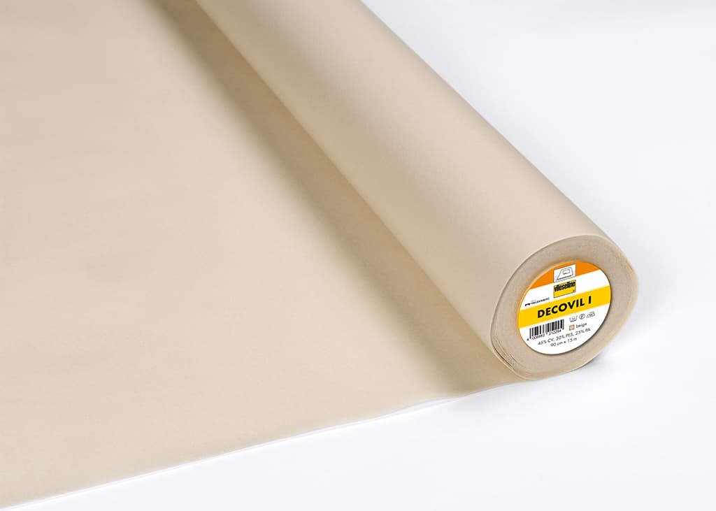 Плотная и очень стабильная клеевая прокладка, похожая на кожу Decovil Плотная клеевая прокладка, похожая на кожу