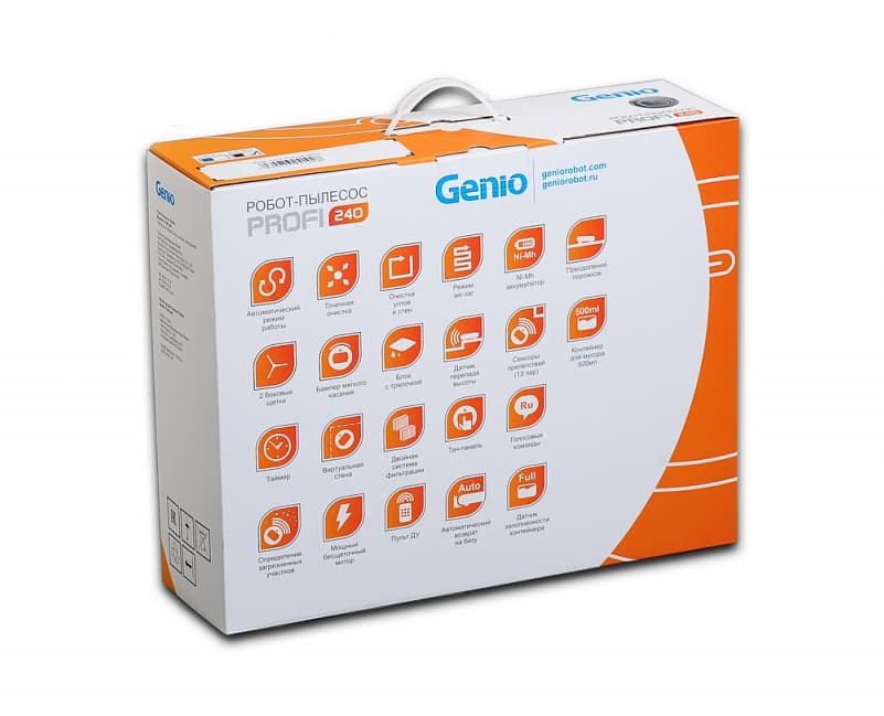 Робот-пылесос Genio Profi 240 Blue (синий) - №4