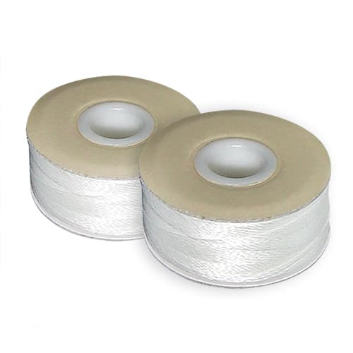 Нитки Gütermann Bobbin №195 120м на шпуле, 30 шт, Цвет 1001 белые
