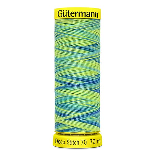 Нитки Gütermann Deco Stitch Multicolour №70 70м Цвет 9968