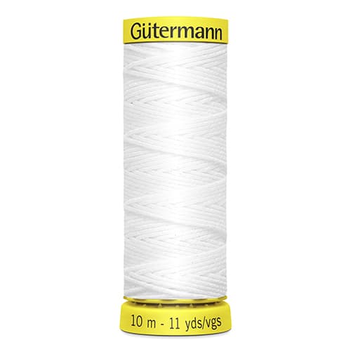 Gütermann Elastic 10м цвет 5019, белый