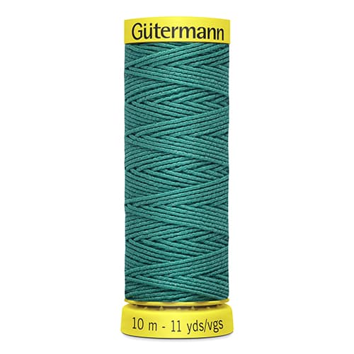 Gütermann Elastic 10м цвет 7844, бирюзовый