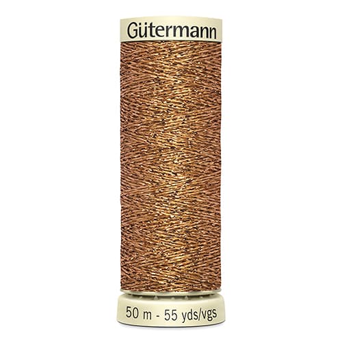 Gütermann Metallic Effect №90 50м цвет 36, бронзовый