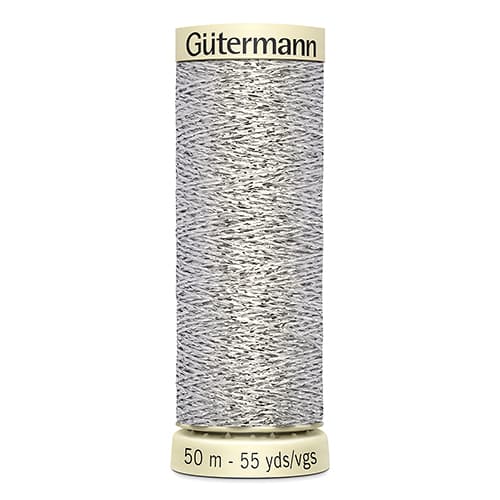 Gütermann Metallic Effect №90 50м цвет 41, серебристый