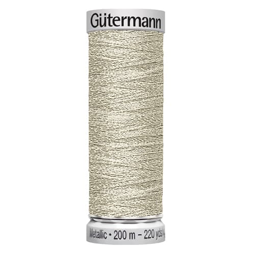 Нитки Gütermann Metallic №135 200м Цвет 7001