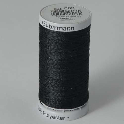 Gütermann Super Strong №40 100м цвет 000 (черные)
