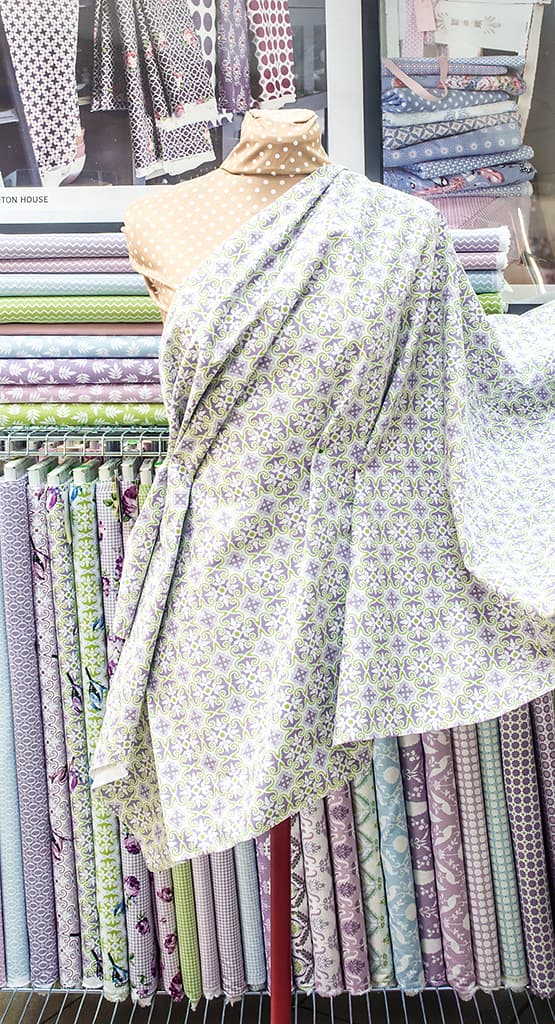 Ткань Gütermann Notting Hill (сиреневый/абстрактный узор) - №2