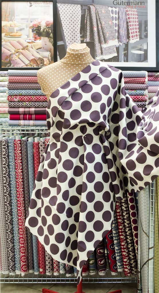 Ткань Gütermann Fenton House (большой сливовый горох) - №2