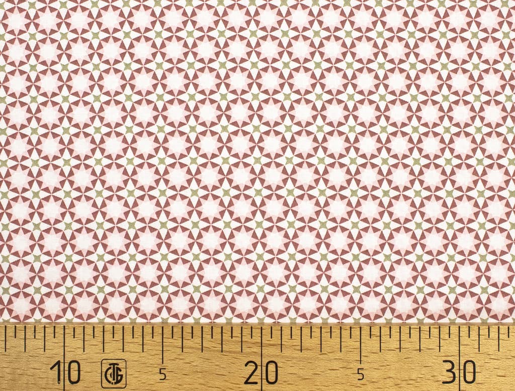 Ткань Gütermann Marrakesch (мелкая розовая мозаика)