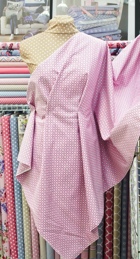 Ткань Gütermann Portofino (розовый/мелкий цветочек на голубом) - №2